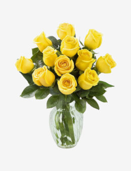 Kabloom Bouquet Fresh Yellow Roses Farm-Fresh