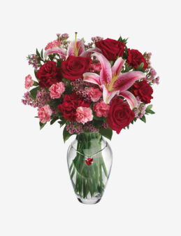 Pink And Red Delight Beautiful Bloomex